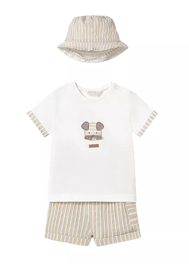 Set 3 piese - Compleu cu palarie  - Mayoral 12 luni, [],bestfam.ro