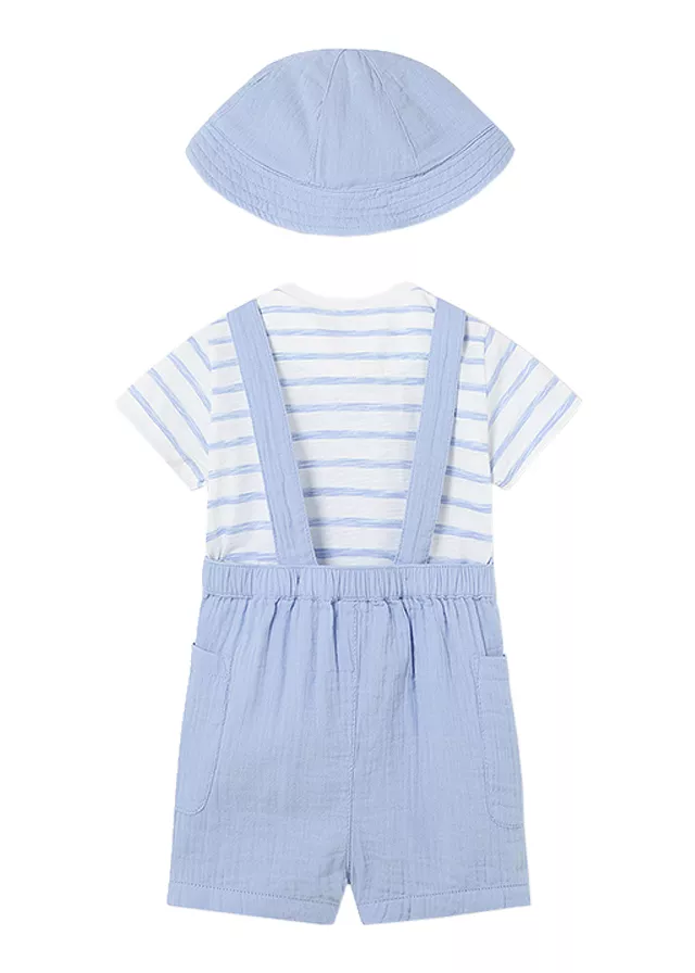 Set 3 piese dungi bleu Better Cotton - Mayoral, [],bestfam.ro