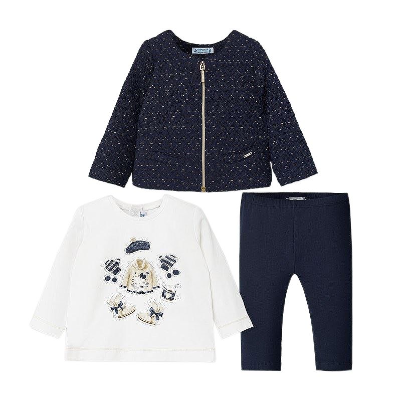 Set 3 piese leggings, fetita  - Mayoral, [],bestfam.ro