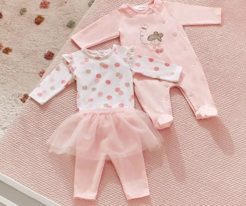 Set 3 piese - Salopeta / body / fusta-pantalon- Mayoral 1-2 luni, [],bestfam.ro