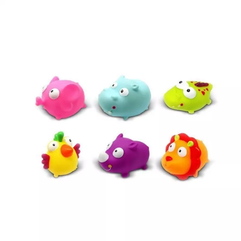 Set 6 jucarii de baie Safari ESCABBO 37005, [],bestfam.ro