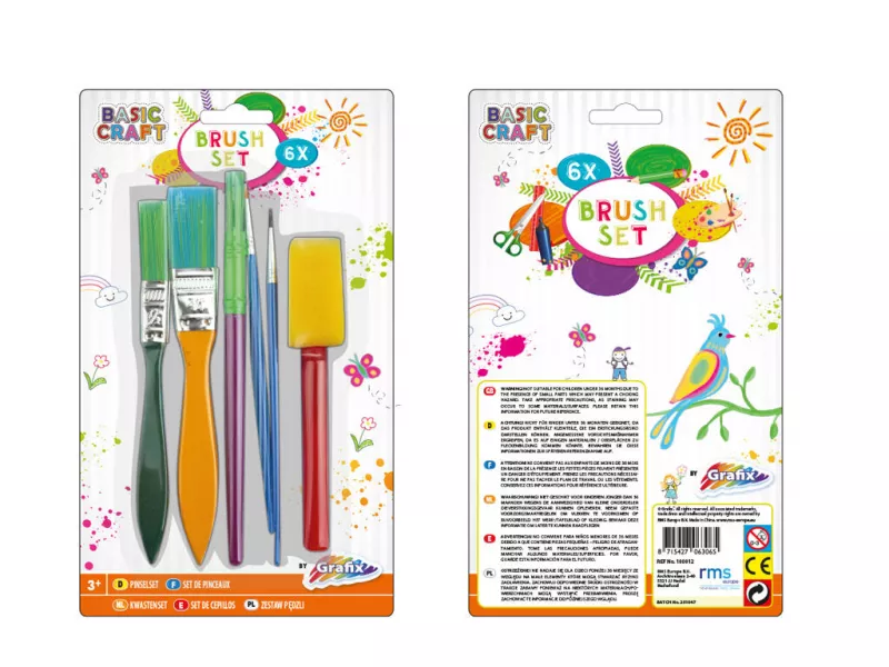 Set 6 pensule pentru pictura, [],bestfam.ro