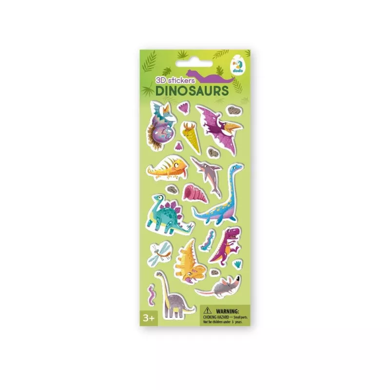 Set abtibilduri 3D - Dinozauri, [],bestfam.ro
