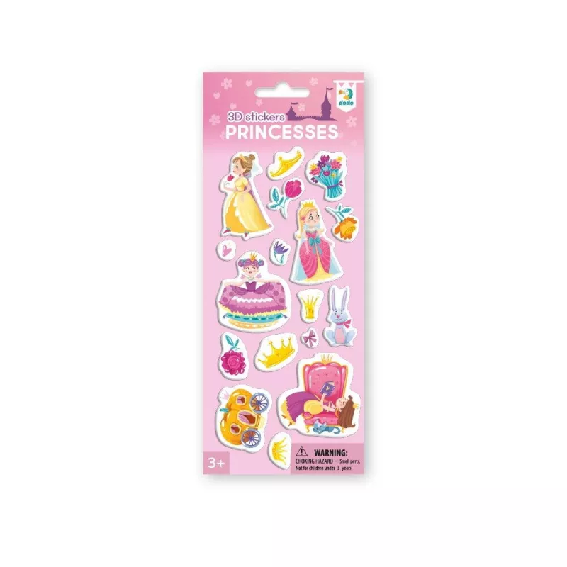 Set abtibilduri 3D - Printese, [],bestfam.ro