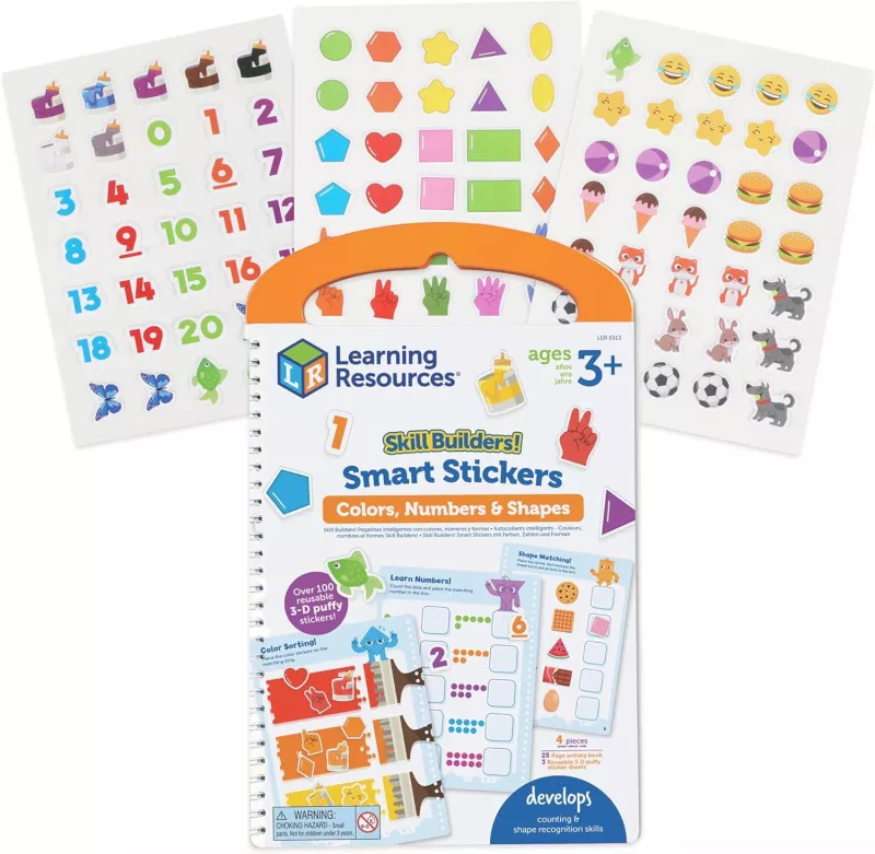 Set activitati educative cu abtibilduri - Culori, numere si forme, [],bestfam.ro