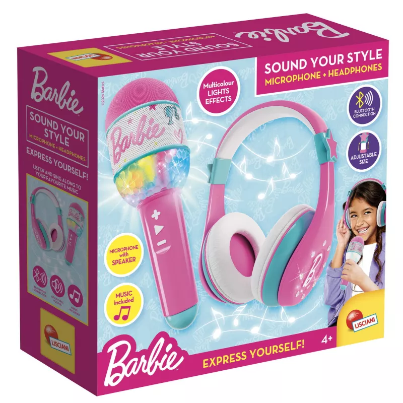 Set casti & microfon cu bluetooth - Barbie, [],bestfam.ro