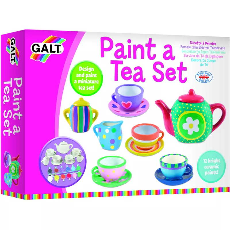 Set ceramica: Picteaza un set de ceai, [],bestfam.ro