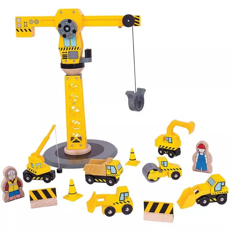 Set constructie - Macara - BigJigs, [],bestfam.ro