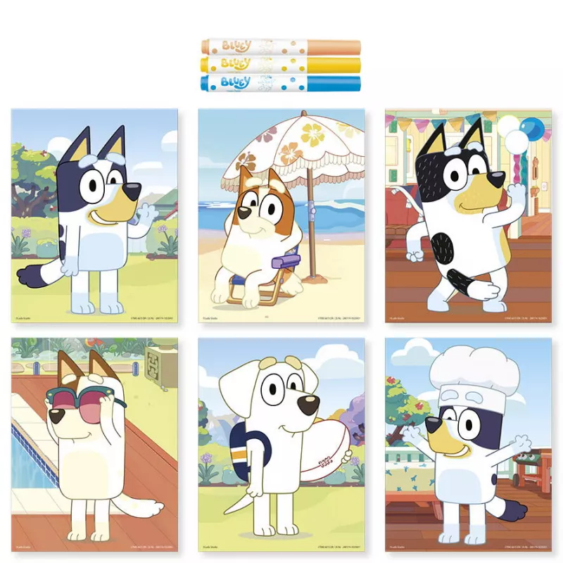 Set creativ - Arta cu puncte - Bluey, [],bestfam.ro