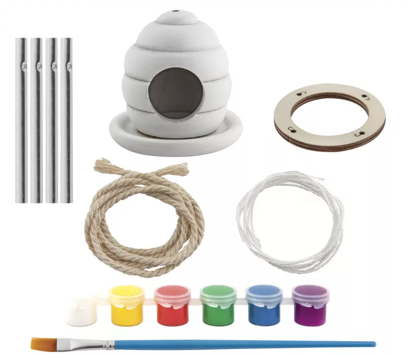 Set creativ - Casuta pasarilor cu clopotel de vant, [],bestfam.ro