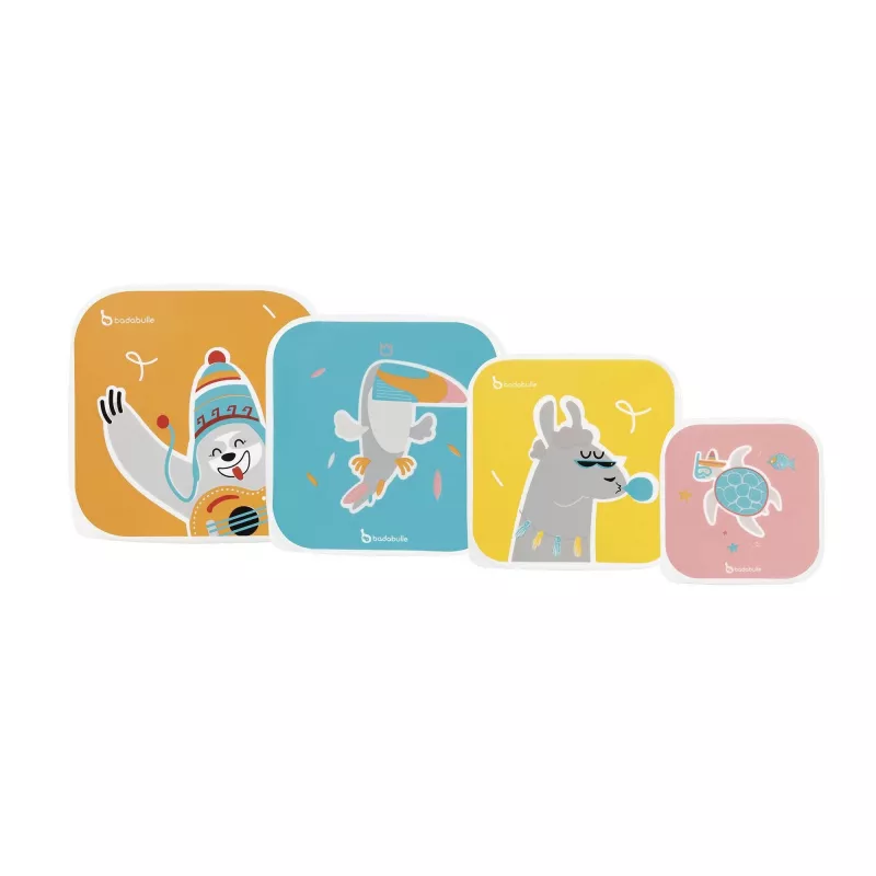 Set cutii depozitare alimente - Badabulle, [],bestfam.ro