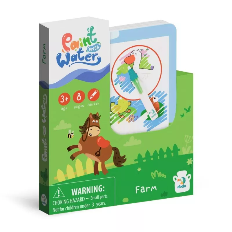 Set de colorat cu apa - La ferma, [],bestfam.ro