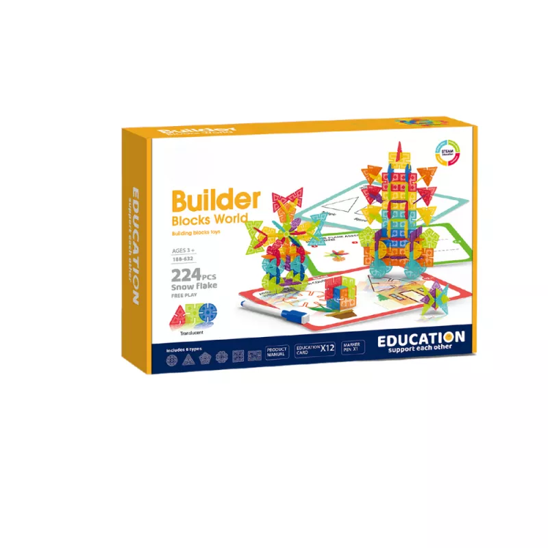 Set de constructie STEAM - Fulgi de zapada (224 piese), [],bestfam.ro
