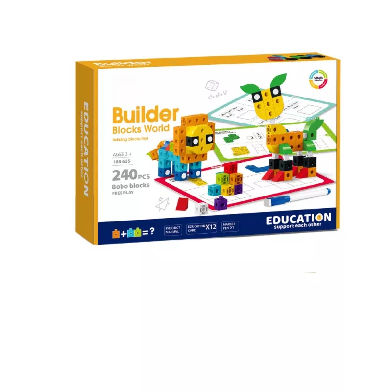 Set de constructie STEAM - Invatam si ne distram (240 piese), [],bestfam.ro