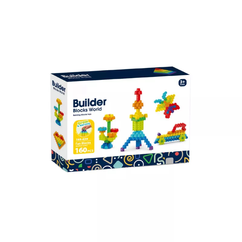 Set de constructie STEAM - Micutul constructor (160 piese), [],bestfam.ro