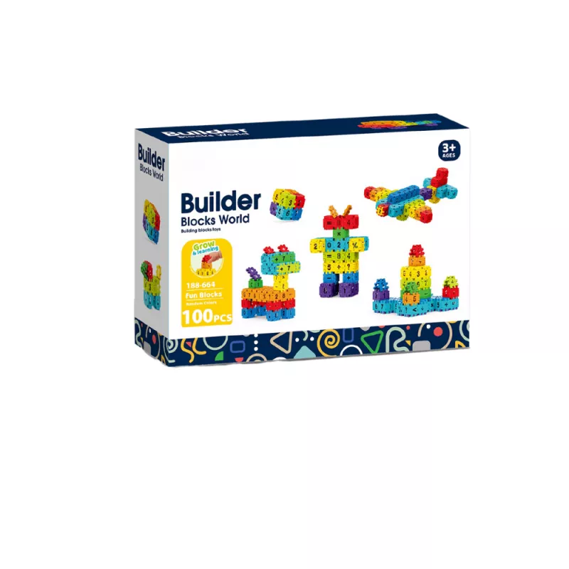 Set de constructie STEAM - Micutul matematician (100 piese), [],bestfam.ro