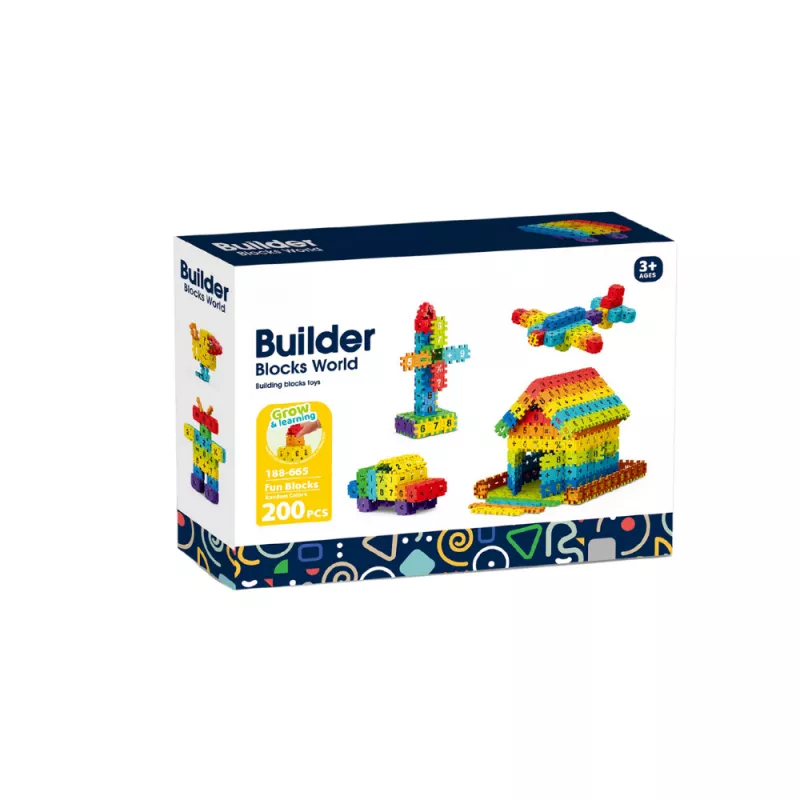 Set de constructie STEAM - Micutul matematician (200 piese), [],bestfam.ro
