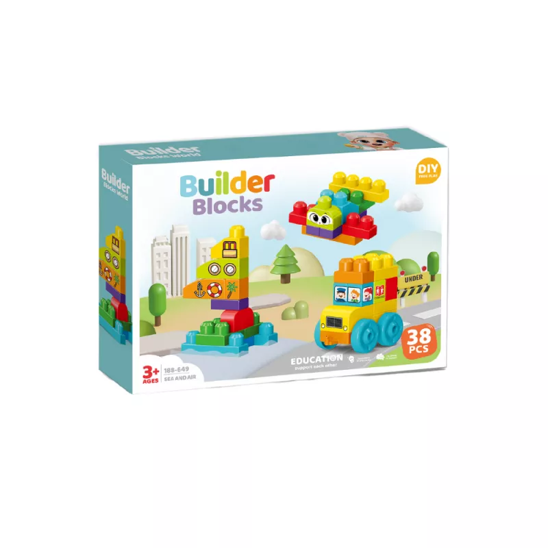Set de constructie STEAM - Vehicule (38 piese), [],bestfam.ro