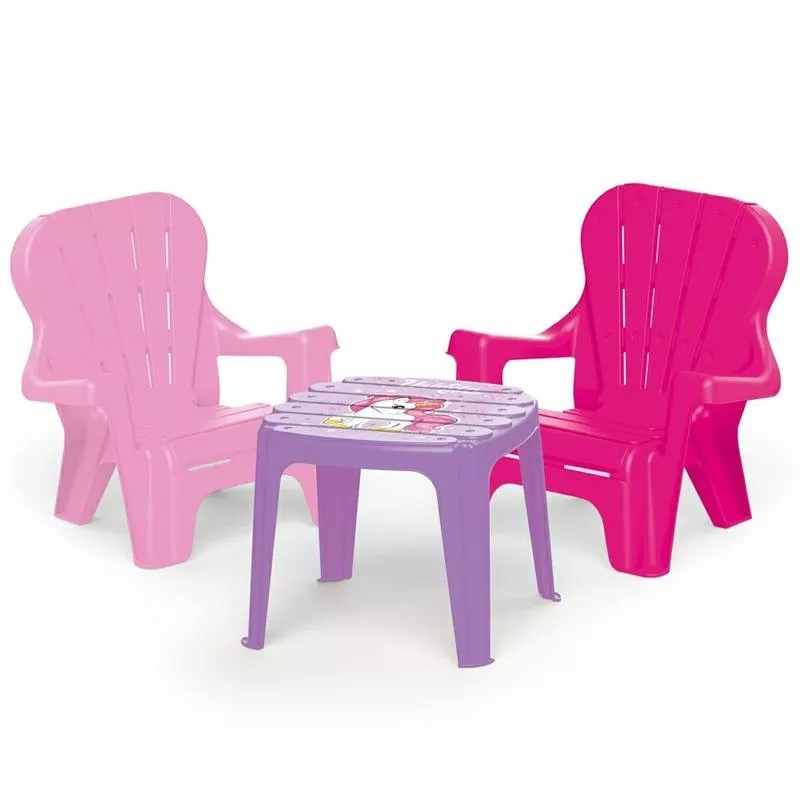 Set de masa cu scaune - Unicorn - Dolu, [],bestfam.ro