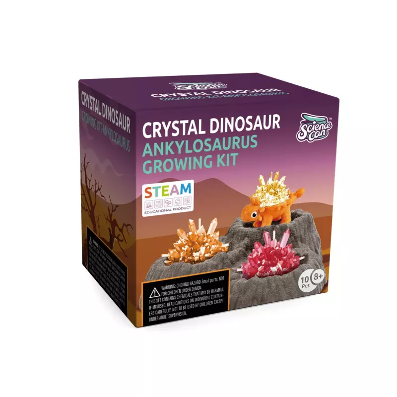 Set experimente - Cristal si dinozaur (Ankylosaurus), [],bestfam.ro