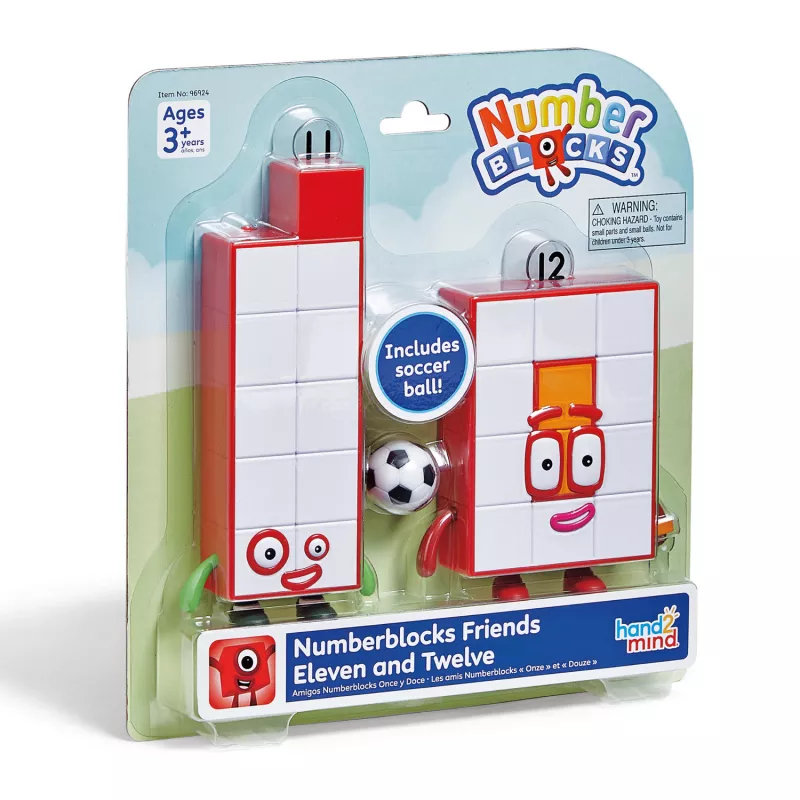 Set figurine Numberblocks - Unsprezece & Doisprezece, [],bestfam.ro