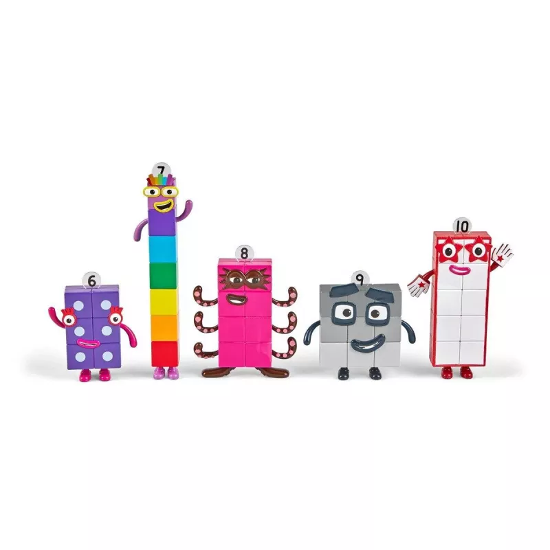 Set figurine Numberblocks - De la Sase la Zece, [],bestfam.ro