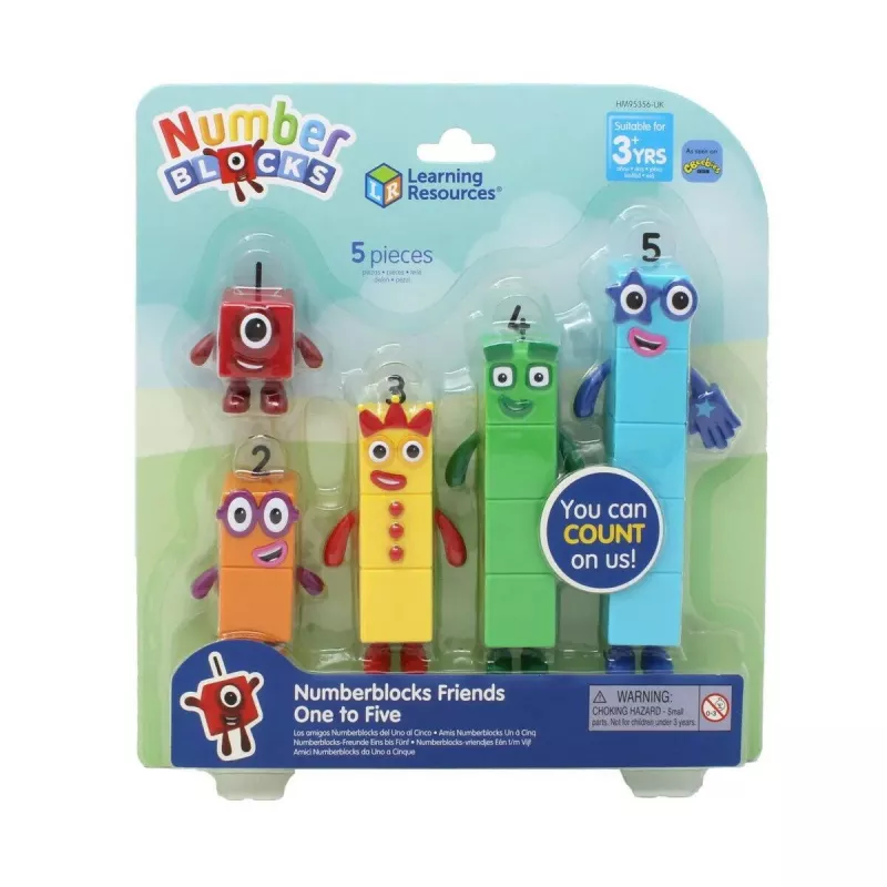 Set figurine Numberblocks - De la Unu la Cinci, [],bestfam.ro