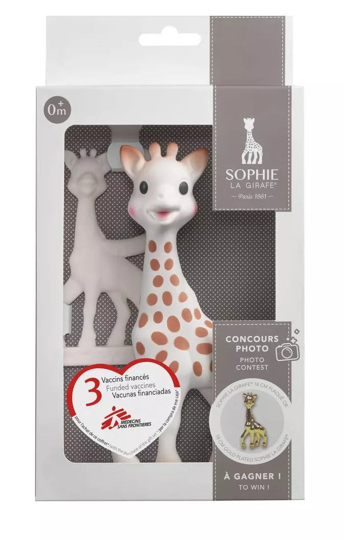 Set Girafa Sophie + inel dentitie, Ed. limitata - Sophie la Girafe, [],bestfam.ro