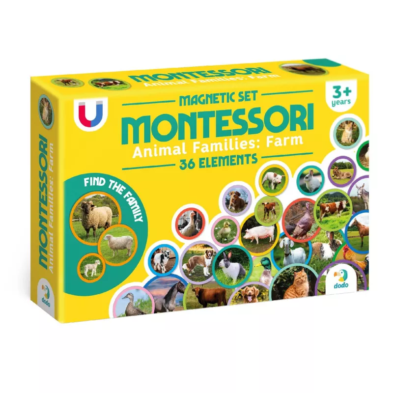 Set magneti Montessori - Animale de la ferma, [],bestfam.ro