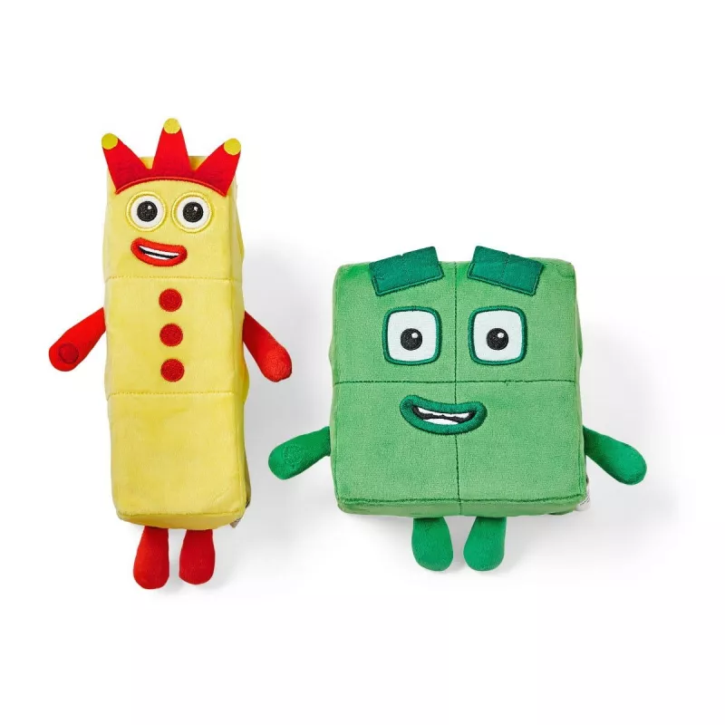 Set mascote din plus Numberblocks - Trei & Patru, [],bestfam.ro