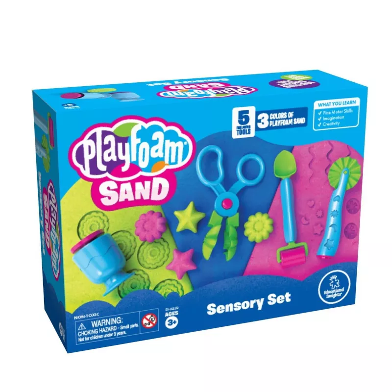 Set nisip kinetic cu accesorii - Playfoam™, [],bestfam.ro