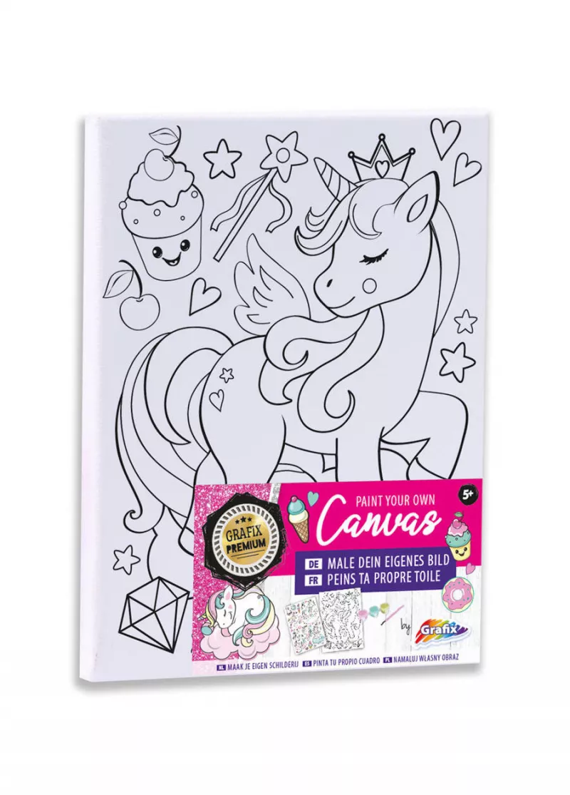 Set pictura pe panza - Unicorn, [],bestfam.ro