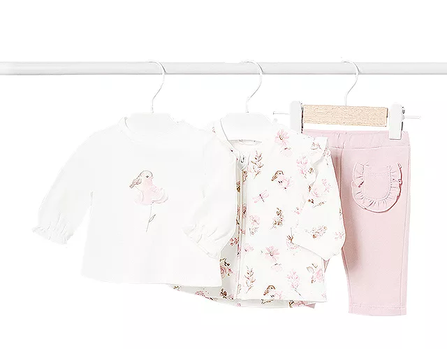 Set  trening 3 piese ECOFRIENDS - Flori- Mayoral 18 luni (86 cm), [],bestfam.ro