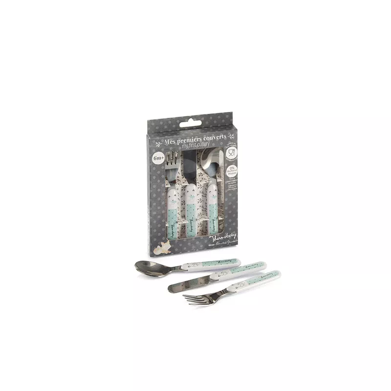 Set 3 tacamuri din inox - Forest - Thermobaby, [],bestfam.ro