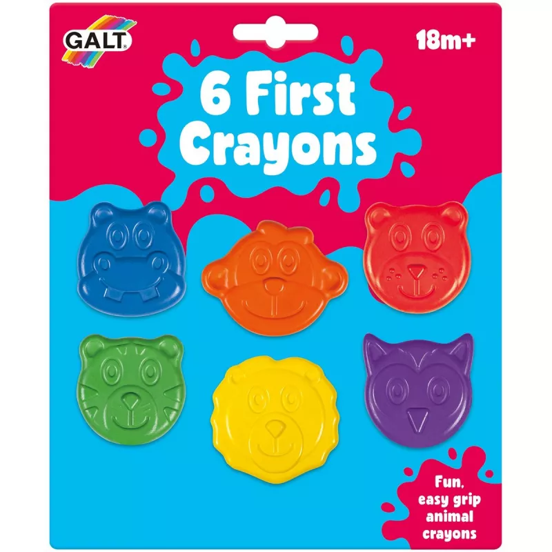 Set 6 creioane colorate - Animalute, [],bestfam.ro
