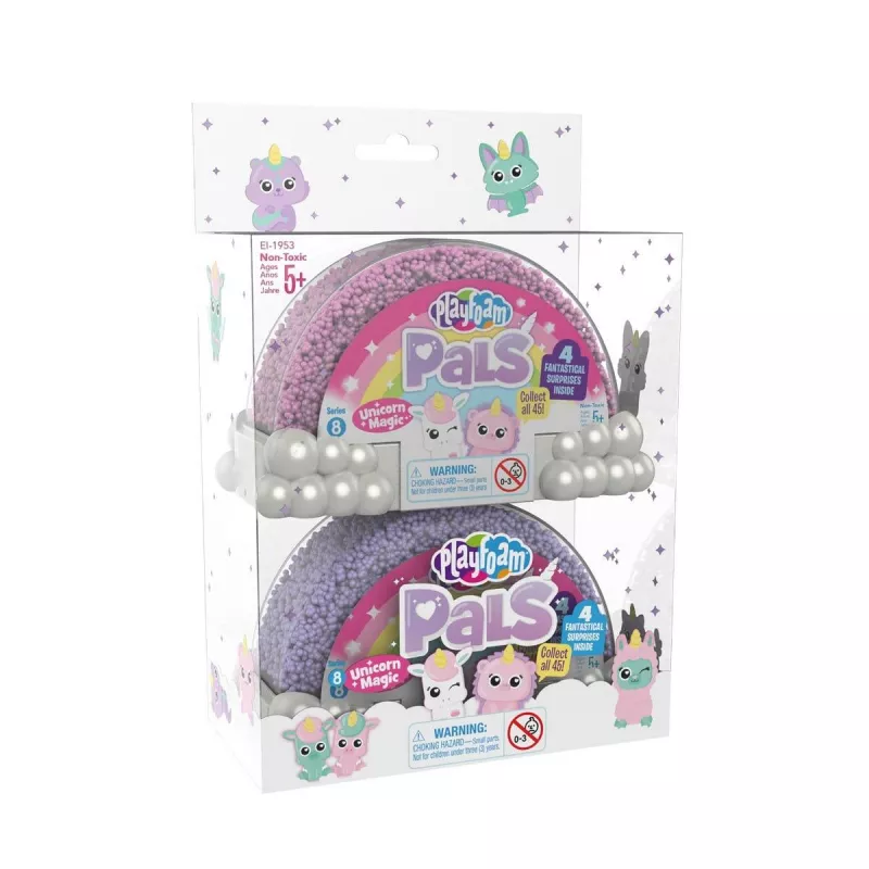 Spuma de modelat Playfoamâ„¢ -  Unicorni magici, set 2 bucati, [],bestfam.ro