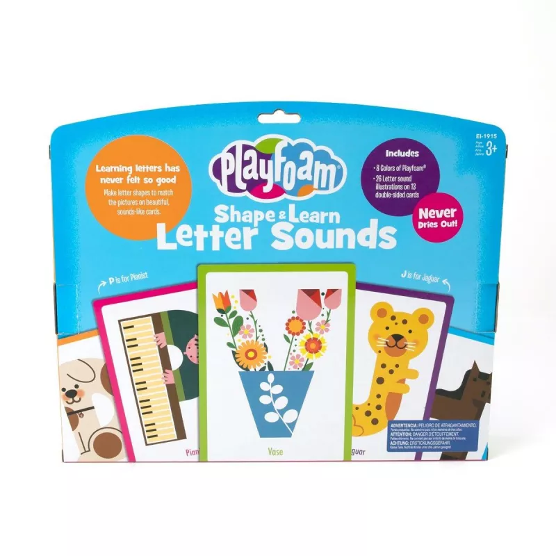 Spuma de modelat Playfoam™ - Invatam alfabetul, [],bestfam.ro