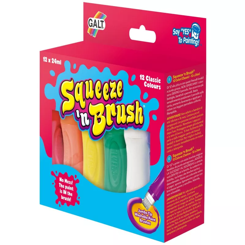 Squeeze'n Brush - 12 culori, [],bestfam.ro