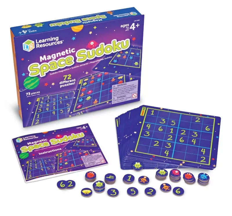 Sudoku magnetic - Calatorie in spatiu, [],bestfam.ro