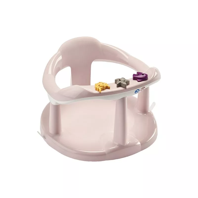 Suport ergonomic pentru baie - Aquababy Powder Pink - Thermobaby, [],bestfam.ro