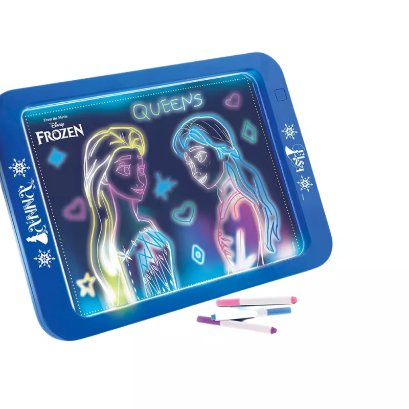 Tablita Frozen pentru desen cu LED, [],bestfam.ro