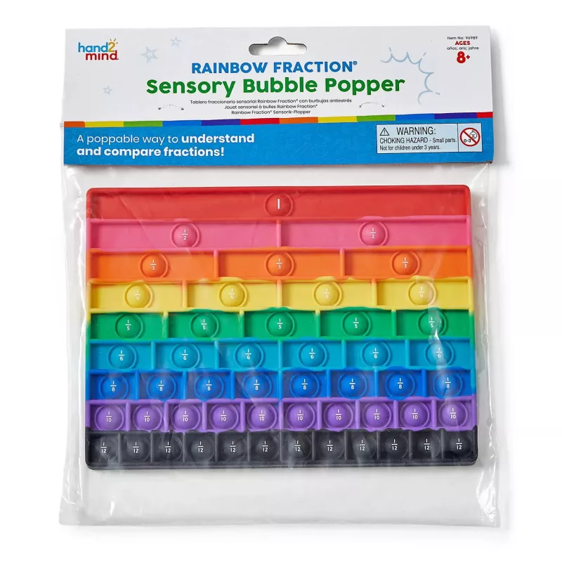 Tablita senzoriala cu fractii - Rainbow Fraction®, [],bestfam.ro