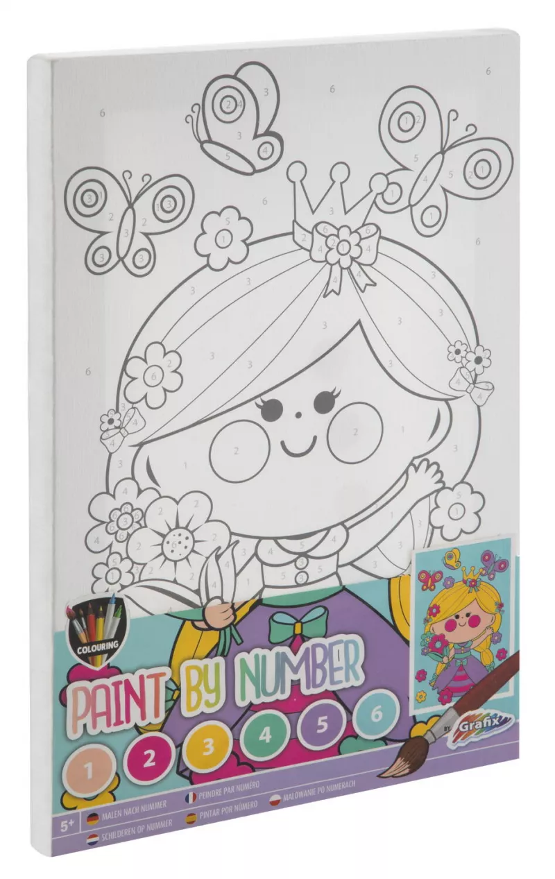 Tablou pictez pe numere - Printesa, [],bestfam.ro
