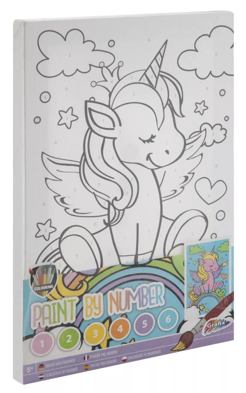 Tablou pictez pe numere - Unicornul meu, [],bestfam.ro