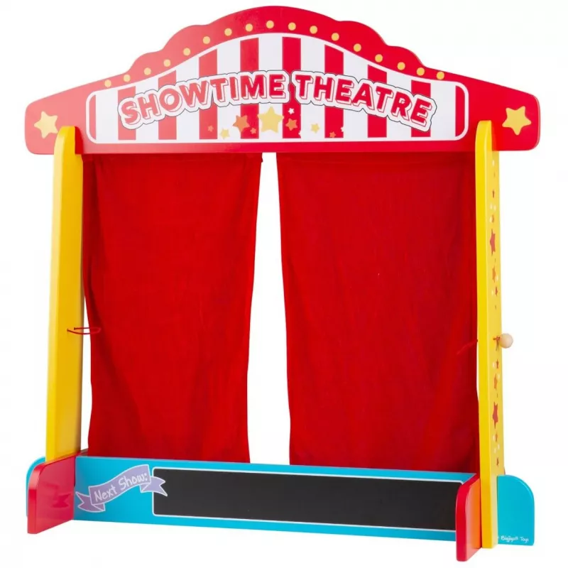 Teatru de papusi din lemn - BigJigs, [],bestfam.ro