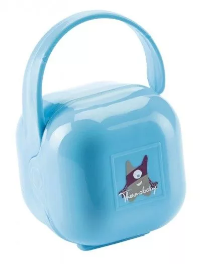 Cutie portabila pentru suzeta - Turquoise - Thermobaby, [],bestfam.ro
