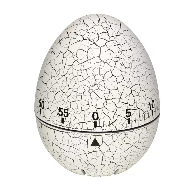 Timer analog pentru bucatarie EGG, forma ou, plastic, alb, TFA 38.1033.02, [],bestfam.ro