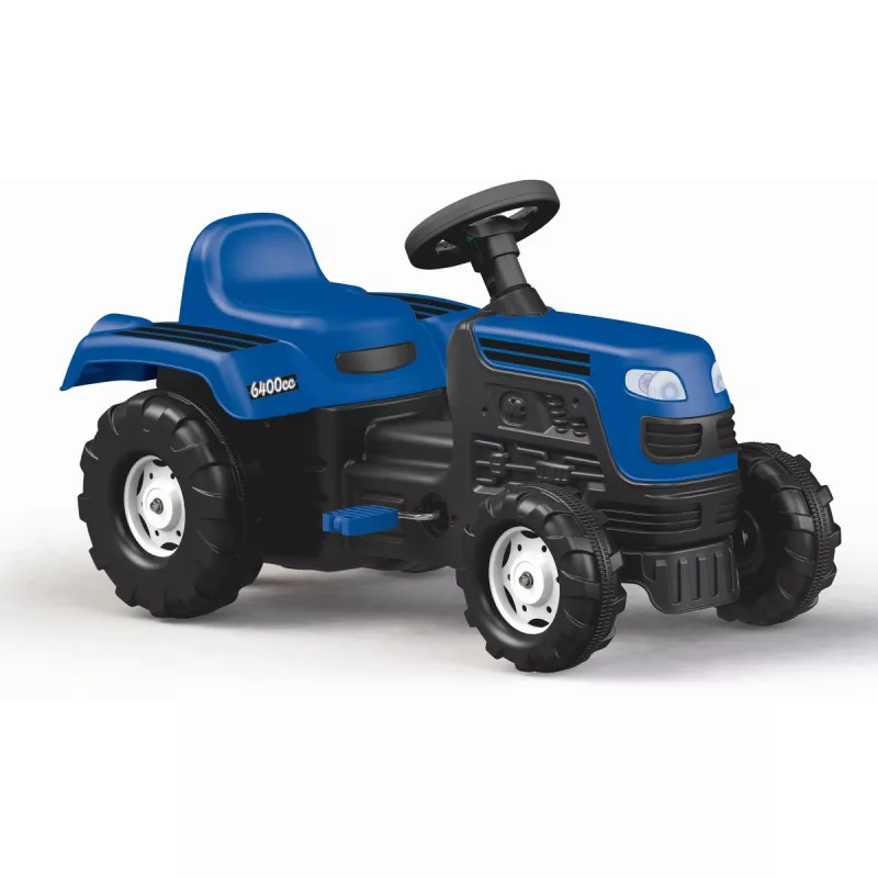 Tractor cu pedale - albastru, [],bestfam.ro