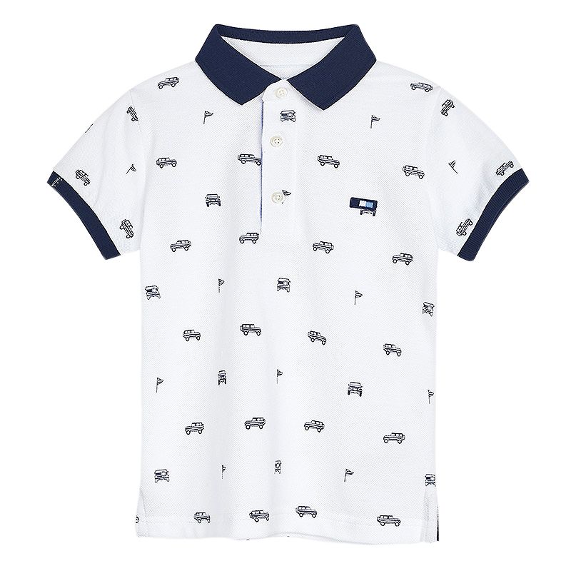 Tricou alb - Polo Masini - Mayoral 4 ani, [],bestfam.ro