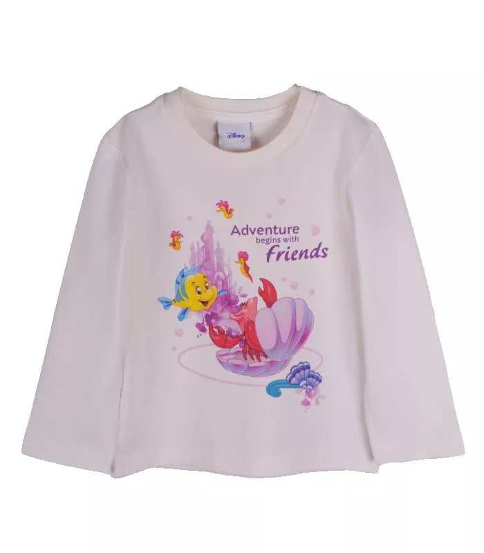 Tricou bej cu maneca lunga Flounder 2 ani, [],bestfam.ro